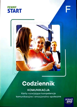 Pewny start. Poziom F. Codziennik. Komunikacja - praca zbiorowa - książka