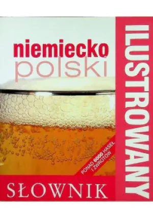 Ilustrowany słownik niemiecko -  polski - praca zbiorowa - książka