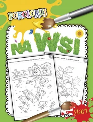 Na wsi. Pokoloruj - praca zbiorowa - książka