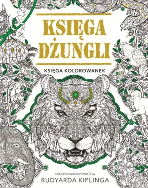 Księga kolorowanek. Księga Dżungli - praca zbiorowa - książka