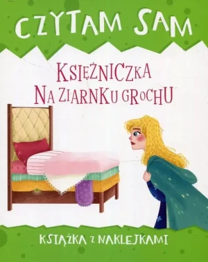 Czytam sam Księżniczka na ziarnku grochu książka z naklejkami - praca zbiorowa - książka