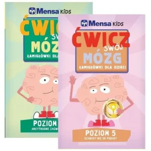 Pakiet: Mensa Kids Poziom 5-6 - praca zbiorowa - książka