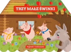 Bajkowe rozkładanki. Trzy małe świnki - Nicole van Dooren (ilustr.) - książka