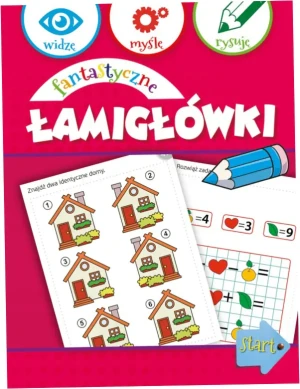 Widzę, myślę, rysuję. Fantastyczne łamigłówki - Anna Wiśniewska - książka