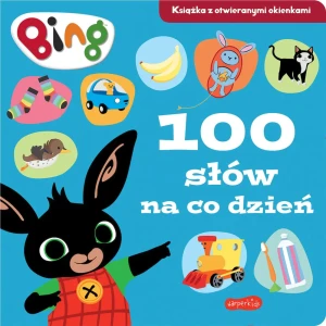 100 słów na co dzień. Bing. Książka z otwieranymi okienkami - praca zbiorowa - książka