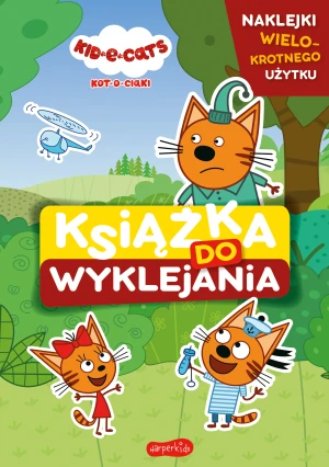 Kot-o-ciaki. Książka do wyklejania -  - książka