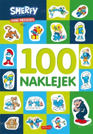 Smerfy. 100 naklejek. Nowe przygody - praca zbiorowa - książka
