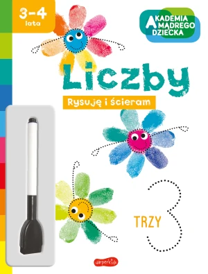 Liczby. Akademia mądrego dziecka. Rysuję i ścieram - Marzka Dobrowolska - książka