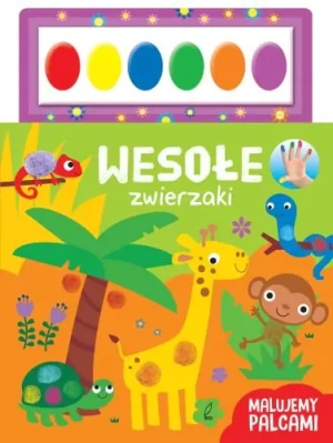 Malujemy palcami. Wesołe zwierzaki - praca zbiorowa - książka