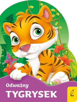 Odważny tygrysek. Wykrojnik - praca zbiorowa - książka
