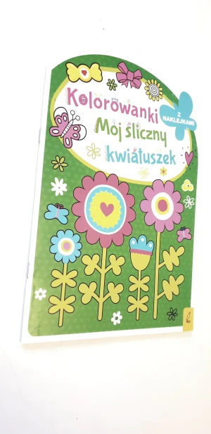 Kolorowanka z wykrojnikiem. Mój śliczny kwiatuszek -  - książka