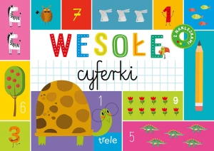 Wesołe cyferki. Blok z tekturą - praca zbiorowa - książka