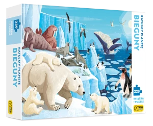 Puzzle 220 el. Bieguny. Ratujmy planetę. + książka - Tom Ester - książka