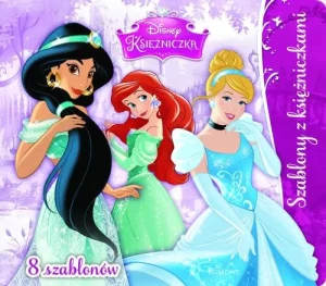 Disney Księżniczka. Szablony z księżniczkami - praca zbiorowa - książka