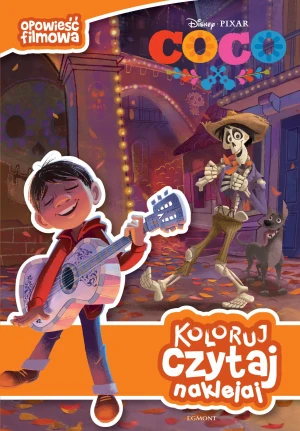 Coco. Koloruj, czytaj, naklejaj - praca zbiorowa - książka