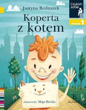 Koperta z kotem. Czytam sobie. Poziom 1 - Justyna Bednarek, Maja Barska - książka