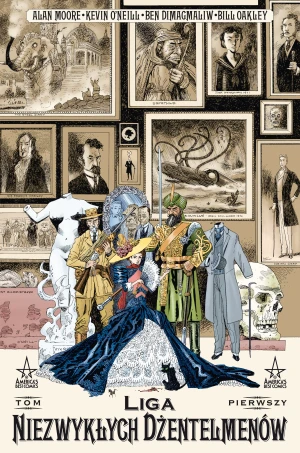 Liga Niezwykłych Dżentelmenów. Tom 1 - Alan Moore, Kevin O'Neill, Paulina Braiter - książka