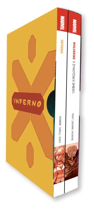 Pakiet: Inferno i X żywotów/X śmierci - Jonathan Hickman, Benjamin Percy - książka