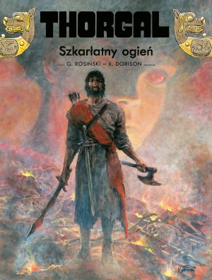 Szkarłatny ogień. Thorgal. Tom 35 - Grzegorz Rosiński - książka