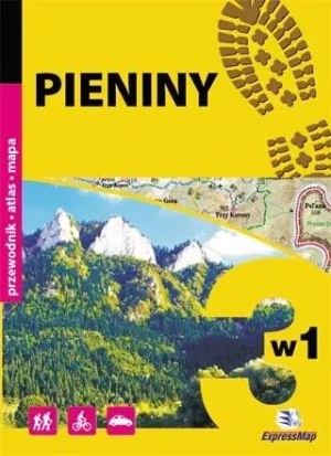 Pieniny Przewodnik Atlas Mapa - Stanisław Figiel - książka
