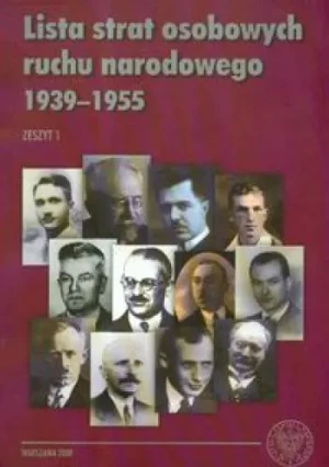 Lista strat osobowych 1939-1955, zeszyt 1 - Wojciech Muszyński - książka