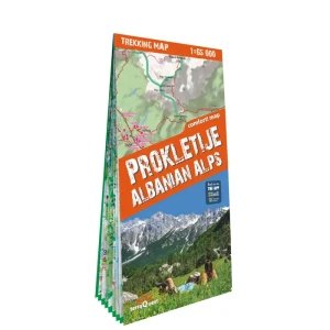 Prokletije i Durmitor. Alpy Albanii i Czarnogóry. Mapa trekkingowa. 1:65 000 - praca zbiorowa - książka
