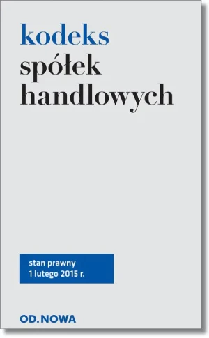 Kodeks spółek handlowych - Lech Krzyżanowski - książka