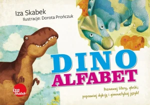 Dinoalfabet - Iza Skabek - książka
