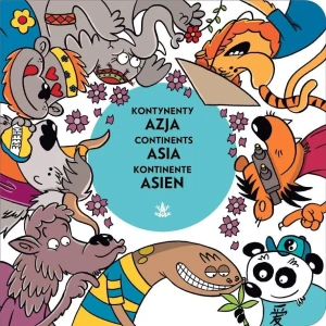Kontynenty. Azja, Asia, Asien - praca zbiorowa - książka