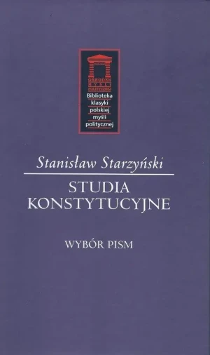 Studia konstytucyjne - Stanisław Starzyński - książka