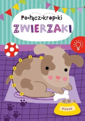Połącz kropki. Zwierzaki - praca zbiorowa - książka