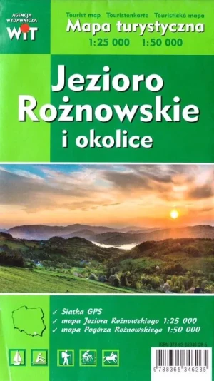 Mapa tur. - Jezioro Rożnowskie i okolice 1:25 000 - praca zbiorowa - książka