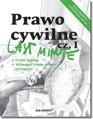Prawo cywilne last minute. Część 1 - Anna Gólska - książka