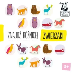 Znajdź różnicę! Zwierzaki - Magdalena Popovics - książka