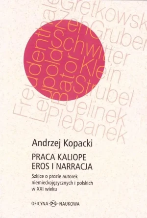 Praca Kaliope. Eros i narracja. Szkice o prozie autorek niemieckojęzycznych i polskich w XXI wieku - Andrzej Kopacki - książka