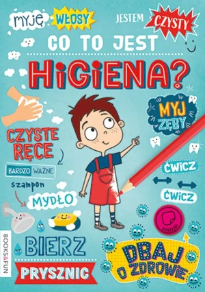 Kolorowana. Co to jest higiena? Naklejki - praca zbiorowa - książka