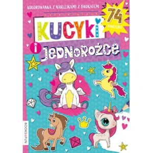 Kolorowanka Kucyki i jednorożce - praca zbiorowa - książka