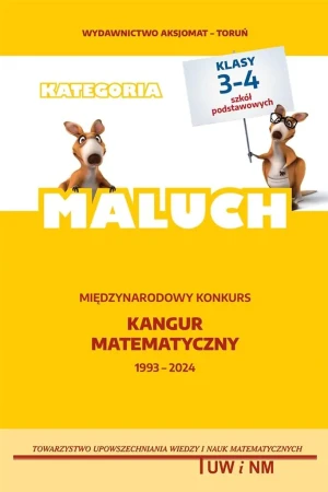 Matematyka z wesołym kangurem kategoria Maluch 2024 - Zbigniew Bobiński, Piotr Jędrzejewicz, Brunon Kam - książka