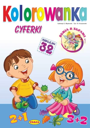 Cyferki. Kolorowanka - praca zbiorowa - książka