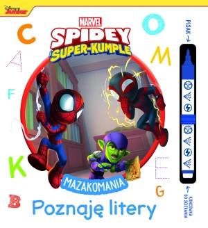 Mazakomania. Poznaję litery. Spidey i super-kumple. Disney - praca zbiorowa - książka