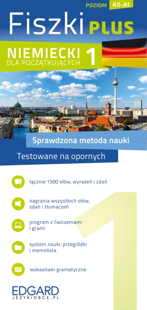 Fiszki Plus. Niemiecki dla początkujących 1 - Sabine Leitner, Miłogost Reczek - książka