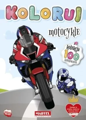Motocykle. Koloruj - praca zbiorowa - książka