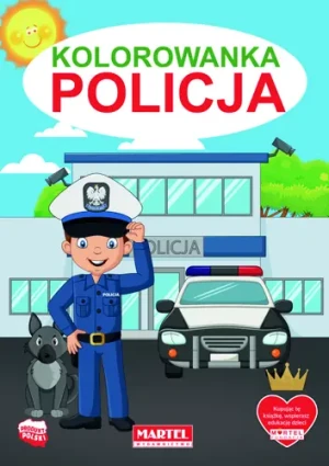 Kolorowanka Policja Martel - praca zbiorowa - książka
