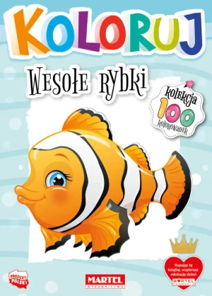 Wesołe rybki. Koloruj - praca zbiorowa - książka