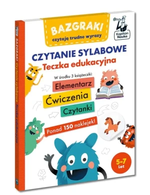 Bazgraki czytają trudne wyrazy. Czytanie sylabowe - Zuzanna Osuchowska - książka