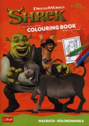 Shrek. Kolorowanka. Malbuch. Colouring book - Malbuch - książka