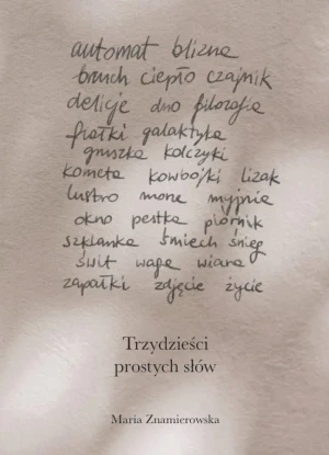 Trzydzieści prostych słów - Maria Znamierowska - książka