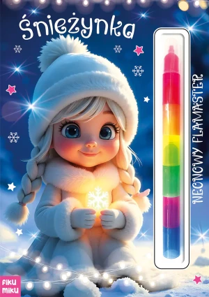 Śnieżynka. Neonowy flamaster - Opracowanie zbiorowe - książka