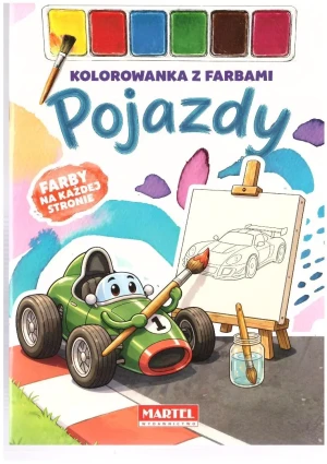 Kolorowanka z farbami Pojazdy - praca zbiorowa - książka