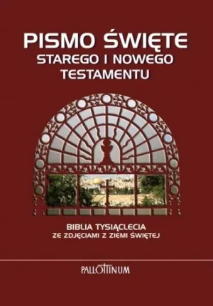 Biblia Tysiąclecia- NT i ST ze zdjęcimi Ziemi Św. - praca zbiorowa - książka